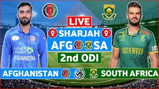 Afghanistan vs South Africa 2nd ODI Live Scores  AFG vs SA 2nd ODI Live Scores amp Commentary [upl. by Perkins401]