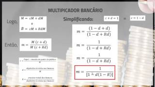 Como os bancos comerciais produzem moeda multiplicador bancário [upl. by Fredela]