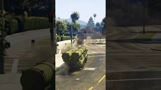 Russian S500 Missile System Fired Missiles into Irans Defense Area  GTAv  driftmissile shorts [upl. by Concepcion]