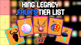 King Legacy Fruits Tier List  Roblox Tier List [upl. by Strickman]