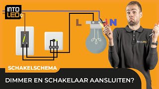 DIMMER en SCHAKELAAR op je LAMP aansluiten  INTOLED [upl. by Lorenzo]