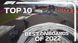 Top 10 Onboards Of The 2022 F1 Season [upl. by Quintana740]