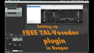 Setting up FREE TALVocoder plugin in Reaper [upl. by Aihsotan]