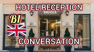 Master English FAST with native speaker Hotel reception conversation [upl. by Bourque]