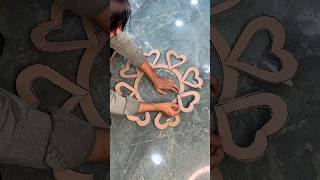 Unique Wall Decor Craft using Cardboard short reel viral trending youtubeshort viral diy [upl. by Noimad]