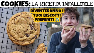 COOKIES CON GOCCE DI CIOCCOLATO strepitosi la ricetta migliore che puoi trovare  Davide Zambelli [upl. by Zapot]