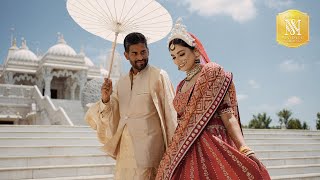 Intimate South Indian Wedding  Same day edit  Tisa amp Vivek  BAPS Shri Swaminarayan MandirAtlanta [upl. by Macrae]