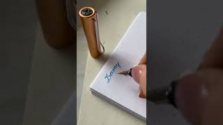 LAMY AlStar Bronze B calligraphy fountainpen handwriting pen LAMY lamyalstar penmanship [upl. by Aseretairam]