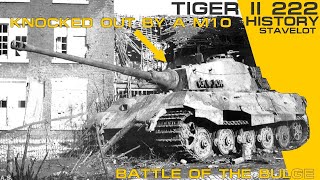 Tiger II 222 Königstiger Stavelot History  Battle of the Bulge  WWII Footages Documentary [upl. by Earehc952]