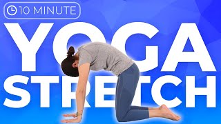 10 minute Yoga Stretch for Stress Hardship amp Trauma [upl. by Rebmetpes]