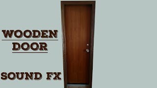 Wooden Door Opening Sound Effect  Door ASMR  Free SFX  HD Sound Effects [upl. by Llehcram825]