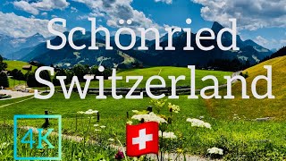 Schönried Switzerland 🇨🇭 4K [upl. by Engelhart]