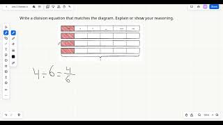 IM G5 Unit 2 Section A review Fractions as Quotients [upl. by Anuahsar]