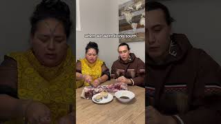 Part 2 inuit mukbang food asmr asmrfood foodasmr family foodie part2 [upl. by Boyd805]