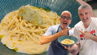 How to Make CACIO e PEPE Pasta with a Twist 😱 Italian Chefs BREAK the Rules [upl. by Alauqahs]