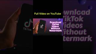 TikTok Video kaise Download kare Bina Watermark  How to Download TikTok Video Without Watermark [upl. by Ikkin]