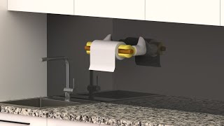 kitchen roll holder Installation [upl. by Siraval749]