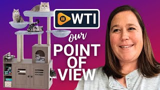 WEYWRR Cat Tree with Litter Box  POV  Would you buy it [upl. by Florette94]