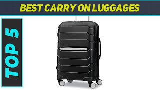 Top 5 Best Carry On Luggages 2024 [upl. by Anoj36]