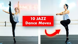 10 Basic Jazz Dance Moves [upl. by Pozzy]