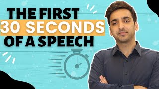 Speech Openings 3 Ways to Grab Your Audience’s Attention in the First 30 Seconds [upl. by Tormoria]