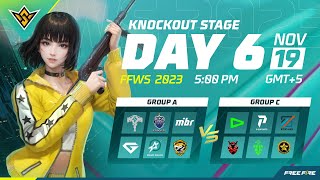 EN Knockout Stage  Day 6  FFWS 2023 [upl. by Kally]