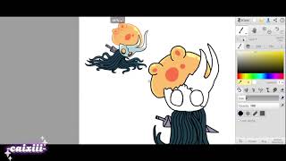 Broken vessel  Hollow knight speedpaint request [upl. by Akienahs]