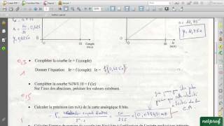 Devoir API entrée et sortie analogique [upl. by Meelak187]