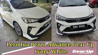 Review Perodua Bezza Advance Gear Up  Ivory White [upl. by Enirehtakyram]