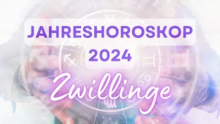 Jahreshoroskop 2024 für das Sternzeichen Zwillinge [upl. by Uehttam]