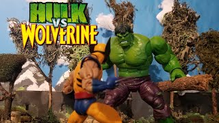 Hulk Vs Wolverine Stop Motion Animation 2021 [upl. by Neyu]