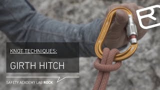 Guide to girth hitches Knot techniques for alpine climbing – Tutorial 1443  LAB ROCK [upl. by Nalak631]