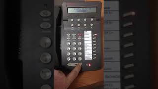 Avaya 6408D ringtone level adjustment [upl. by Oihsoy]