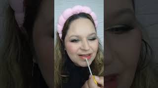 Gloss de Banana da Intense makeup ameii gloss boticario testandomake seinscrevamnocanal [upl. by Yeldnarb]