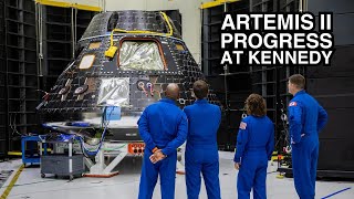 Artemis II Progress at NASA’s Kennedy Space Center [upl. by Jariah]