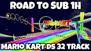 I cant complete this challenge  Mario Kart DS 32 Track  Road to Sub 1 Hour [upl. by Wivestad]