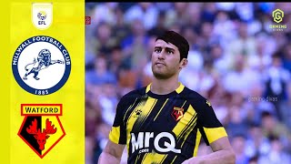 Millwall v Watford Highlights  EFL Championship 202425 [upl. by Hollerman]