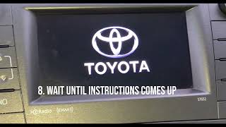 How To Update Your Toyota Audio Multimedia System I StepbyStep [upl. by Vevay]