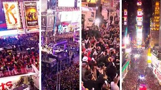 New Years Eve Times Square Celebrations amp Aftermath EarthCam Live [upl. by Norb]