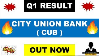 City Union Bank Q1 Results 2025  City Union Bank Results Today  City Union Bank Share Latest News [upl. by Yaresed]