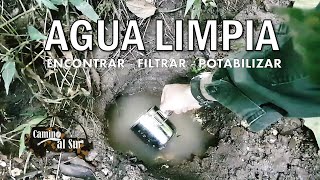 Cómo PURIFICAR y POTABILIZAR agua contaminada en la MONTAÑA  Técnica de Supervivencia [upl. by Nosnek941]