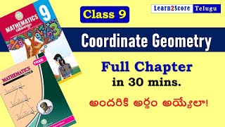 Coordinate Geometry Class 9 in Telugu [upl. by Rennie]