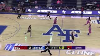 UNLV womens basketball highlights at Air Force 21319 [upl. by Ileane]