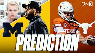 Michigan Wolverines vs Texas Longhorns PREDICTION amp Preview  Steve Sarkisian vs Sherrone Moore [upl. by Theta]