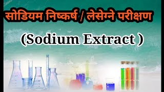 Sodium Extract Lassaignes Testसोडियम निष्कर्ष लेसेग्ने परीक्षण [upl. by Feetal964]