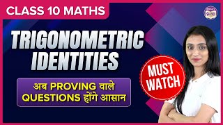 Trigonometric Identities  Class 10  Math  Most Important Questions  Khushbu maam [upl. by Nappy]