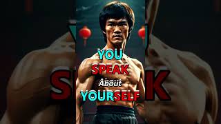 NEVER Speak Negatively About Yourself  BRUCE LEE On Manifestation shorts [upl. by Rea828]