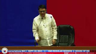 19th Congress 2nd Regular Session 23 Budget  HB No 8980 FY 2024 General Appropriations Bill 41 [upl. by Greenlee]