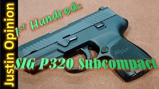 NEW SIG P320 Subcompact  1st Hundred [upl. by Moraj]