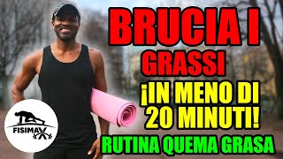 WORKOUT BRUCIA GRASSI A CORPO LIBERO [upl. by Ayital]